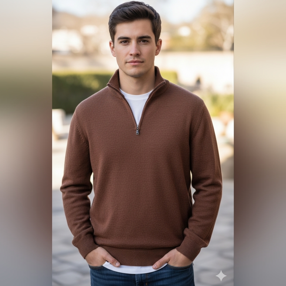 Weatherproof SOFT HALF ZIPPER ‎ SWEATER